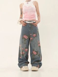 𝔇𝔢𝔱𝔞𝔦𝔩𝔰: Style: Kawaii, Streetwear, Casual Materials: Denim Quantity: 1 pc Made from high-quality denim, these pants are not only stylish but also incredibly comfortable. The flower embroidery detail adds a touch of elegance to your outfit, making them perfect for any occasion. Enjoy free shipping with a purchase of over 80$ SIZE LENGTH WAIST HIPS 40 in 29 in 41 inM 41 in 30 in 42 inL 42 in 31 in 43 inXL 43 in 32 in 44 inItem measured by hands may have 1-2 in differences.SIZE LENGTH WAIST HIPS 105 cm 70 cm 100 cmM 107 cm 74 cm 104 cmL 109 cm 78 cm 118 cmXL 110 cm 82 cm 112 cmItem measured by hands may have 2-3 cm differences. Kawaii Streetwear, Style Kawaii, Lingerie Costume, Streetwear Casual, Outfit Making, Costume Shop, Flower Embroidery, Tank Top Cami, Drawstring Pants