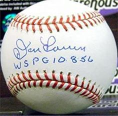 an autographed baseball is on display at a game in washington, d c