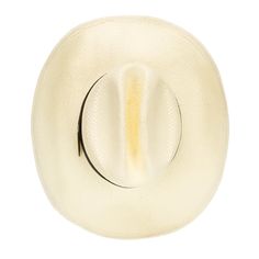 The Mens Ivory Cowboy is a stunning hat designed for those who want to stay stylish and protected from the sun. Crafted from 100% paper, this cowboy hat is a classic cattleman's crease cowboy with a 4" brim, crown ventilation, and faux suede band. Offering UPF 50+ sun protection, the Mens Ivory Cowboy is the perfect luxurious accessory for your next outdoor excursion. Features: Color: IvoryMaterials: 100% PaperSize: 59cmBrim Size: 4"Sun Protection: UPF 50+ Western Wide Brim Panama Hat, Classic White Straw Hat For Rodeo, White Western Fedora In Toquilla Straw, White Toquilla Straw Western Fedora, Western Style Panama Hat With Curved Brim, Western Style Fedora Panama Hat For Rodeo, Western Style Top Hat For Summer Rodeo, Western Short Brim Panama Hat For Rodeo, White Western Toquilla Straw Hat