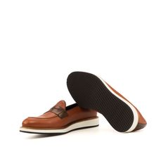 QE04 Loafers - Q by QS Slip-on Leather Shoes With Brogue Detailing For Business Casual, Brown Calf Leather Slip-ons With Leather Sole, Office Wingtip Slip-ons With Leather Sole, Business Casual Tassel Loafers With Leather Sole, Calf Leather Wingtip Slip-on Dress Shoes, Business Casual Tassel Loafers With Rubber Sole, Office Tassel Loafers With Textured Sole, Office Tassel Loafers With Textured Sole And Plain Toe, Brown Textured Sole Slip-ons For Office