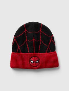 Soft knit beanie.  Cuff at bottom.  Marvel Spider-Man print at hat and graphic at brim.  For more fit and sizing info, check out our Size Guide. Spider Man Beanie, Beanie Aesthetic, Boys Hat, Mens Beanie Hats, Men's Beanies, Boy Hat, Toddler Christmas, Boys Accessories, Gap Kids