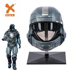 ad eBay - Xcoser Halo 3 ODST Helmet Rookie Resin Collection Replica Cosplay Prop Halloween - Buy Now, click the link (eBay) Odst Helmet, Sci Fi Helmet, Good Cosplay, Halo 3 Odst, Mask Pictures, Halo 3, Theatre Costumes, Cosplay Props, Halloween Signs