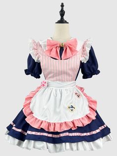 Women's Cosplay Maid Uniform Lolita Dress
What you’ll get:
Dress*1,Apron*1,Headwear*1,Bow*1,Paw*1
Size Chat： Women's Cosplay, Cosplay Maid, Womens Cosplay, Maid Uniform, Maid Outfit, Maid Dress, Winter Colors, Lolita Dress, Navy Women