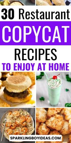 the top 10 restaurant copycat recipes to enjoy at home