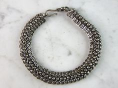 "FOR SALE IS A LOVELY VINTAGE ESTATE .925 STERLING SILVER MODERNIST BRACELET THAT MEASURES 7 3/4\" LONG BY 1/2\" WIDE AND WEIGHS 23.1g. THIS WOULD MAKE A LOVELY GIFT FOR THAT SOMEONE SPECIAL.  ANY QUESTIONS, PLEASE DON'T HESITATE TO ASK.  BE SURE TO CHECK OUT SOME OF MY OTHER GREAT ITEMS UP FOR SALE. THANK YOU. IF THERE ARE ANY ISSUES PLEASE CONTACT US, WE'RE ALWAYS HAPPY TO TRY TO HELP YOU OUT AS BEST AS WE CAN." Modernist Bracelet, Modernist Earrings, Gold Heart Bracelet, Silver Horse, Fine Jewelry Bracelets, Metal Bracelets, Bracelets And Charms, Heart Bracelet, Arm Band