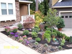 the front yard is clean and ready to be used as a landscaping area for your home