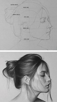 Face Portrait Sketch Tutorial, Practice Sketches Sketchbook Ideas, Potrait Paintings Pencil, Face Drawing Practice, Realistic Drawings Of People, Realistic Face Drawing, Portrait Drawing Tips, Face Art Drawing, Portrait Practice