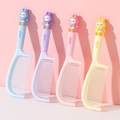 Category: Hairdressing comb Material: ABS+PVC Funny Doll, Hair Brush, Comb, Cute Animals, Funny, Hair