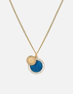 Meridian Quartz Pendant Necklace, Gold Vermeil | Women's Necklaces | Miansai Polaris Star, Surf Necklace, St Christopher Necklace, Coastal Jewelry, Surf Jewelry, Preppy Jewelry, Saint Christopher, Caribbean Blue, Jewelry Accessories Ideas