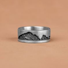 Oxidized Silver Travel Band Ring, Unique Silver Wedding Band RingS, Handmade Wedding Jewelry, Gift For Sister, Boyfriend Gift Wedding Rings   Made of 925 silver and handcrafted by hand, this ring is not only an accessory piece that complements your daily elegance, but also has details that will reflect your character and style. It is also a great gift to give to your loved ones on their special days. At SavisSilver, we always give importance to the satisfaction of our customers, we recommend you Adjustable Etched Wedding Bands, Wedding Bands With Etched Detail And Adjustable Fit, Minimalist Etched Jewelry For Promise, Wedding Adjustable Etched Bands, Minimalist Etched Promise Jewelry, Wedding Band With Engraving Option, Handmade Silver Bands For Wedding, Handmade Silver Promise Ring, Minimalist Etched Jewelry For Anniversary