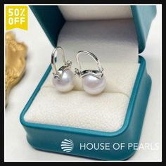 Modern 11-12mm Freshwater Pearl Bucket-Shaped Earrings for just $125.00 #pearls #baroquepearls #freshwaterpearls #PearlFashion #PearlNecklace #FineJewellery #houseofpearls #houseofpearlsofficial #PearlBling #pearlstuds Elegant Akoya Pearl Earrings In Pearl White, Luxury Pearl Pendant Earrings, Luxury Round Pearl Drop Earrings, Luxury White Gold Pearl Earrings, Elegant Akoya Pearl Earrings With Pearl Pendant, Elegant Akoya Pearl Pendant Earrings, Luxury Pearl White Earrings With Pearl Pendant, Modern Pearl Earrings For Anniversary, Luxury Pearl White Pearl Earrings