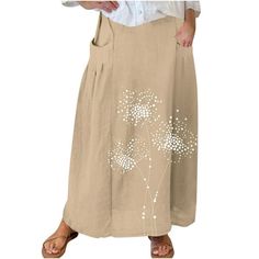 These NiSHUIHAN long maxi skirts for women has super soft fabric could easily make you feel cool and comfortable. Whether you like floor skirts, high-waisted women's long skirts or traditional long flowing skirts, this long skirt can meet your needs. This maxi Skirts for Women Ankle Length Skirt is versatile. The high waist skirt can be easily folded down. If you want ankle length, you can wear it higher or pull it up to better cover your abdomen.Feel free to wear this skirt whenever you feel li Long Flowing Skirts, Steampunk Skirt, Long Jean Skirt, Long Skirt Summer, Mid Calf Skirt, Pocket Skirt, Ankle Length Skirt, Tennis Skirts, Long Skirts For Women