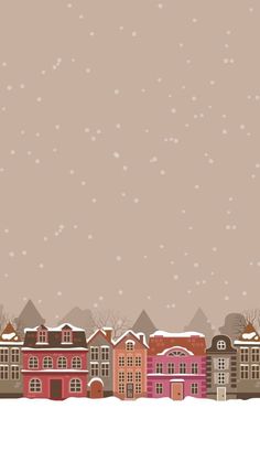 cozy winter aesthetic wallpaper: snow and town Christmas Wallpaper Backgrounds, Xmas Wallpaper, Christmas Phone Wallpaper, Cute Christmas Wallpaper, Winter Background, Holiday Wallpaper, Phone Wallpaper Patterns, Wallpaper Iphone Christmas, Winter Wallpaper