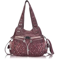 *Quality Material:High Quality Anti-Scratch Pu Leather Hobo Tote Womens Purse Handbag.Soft Hand Feel And Durable,Front U-Shaped Sewing Design, Reinforced Bottom With Special Hook Decoration, Two Side Pockets Make The Hobo Bag More Unique For Women Daily Use. *Dimension(L*W*H): Size:13.2*4.5*11.3 Inches , Handle Height: 11.3 Inches(Long Enough To Put On Shoulder), Good For Everyday Use, Holds Your Daily Essentials Such As Ipad, Mobile Phone, Cosmetics, Wallet And More. *Multiple Pockets: The Tote Burgundy Handheld Shoulder Bag With Large Capacity, Burgundy Handheld Bag With Large Capacity, Red Hobo Bag For Fall Travel, Fall Travel Red Hobo Bag, Burgundy Hobo Bag With Zipper For Daily Use, Burgundy Hobo Bag With Zipper Closure For Daily Use, Burgundy Satchel With Zipper And Double Handle, Burgundy Satchel With Large Capacity For Fall, Trendy Burgundy Bag With Zipper Closure