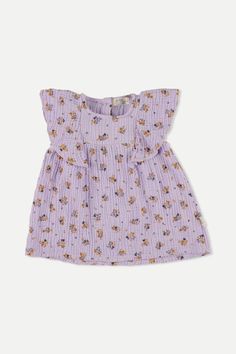 Bouquet gauze baby dresses - Cozmo Purple Dress Outfits, Summer Baby Clothes, Girls Floral Dress, Purple Outfits, Baby Bloomers