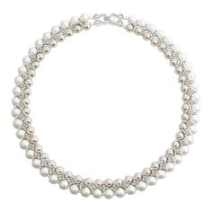 PRICES MAY VARY. Material: Lustrous handcrafted imitation pearls and alloy clasps. High quality imitation pearls; Handmade 1920s pearls necklace for women. Size: Length of pearl strand: 17.3'' + 2" extension chain. Outer layer pearl size: 8 mm；Inner layer pearl size: 7 mm. Pearl Jewelry: The pearl choker necklace is two-tone Stitching Style. Vintage 2-layer pearl necklace of dual color patchwork style, a great dress accessory jewelry. minimalist and vintage designed without any complicated eleme 1920s Pearls, Choker Necklace Wedding, Pearls Accessories, Pearl Necklace And Earring Set, Flapper Accessories, 20s Flapper, Gatsby Themed Party, Layered Pearl Necklace, Pearl Accessories