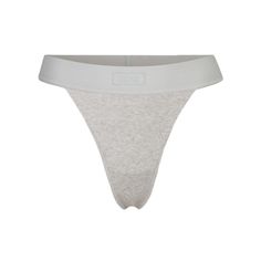 COTTON RIB THONG | LIGHT HEATHER GREY Sporty Seamless Everyday Bottoms, Sporty Seamless Bottoms For Everyday, Neutrogena Makeup, Carters Baby Boys, Triangle Bralette, Cotton Leggings, Banana Republic Pants, Personal Marketing, Wide Waistband