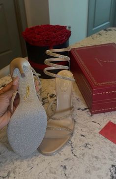 Rene Caovilla Heels Aesthetic, Rene Heels, 2025 Wishlist, Rene Caovilla Shoes, Rene Caovilla, Dream Shoes, Makeup Inspiration