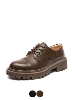 The Aaren Women's Oxford from USS Shoes is crafted with genuine leather upper and rubber outsole. It features a round toe, and square heel, and is designed to fit true to size. The heel height of 2 inches and 0/1.18-inch platform give it a fashionable style and elevated look. The lightweight design makes this shoe comfortable to wear all day long. It is backed by a 30-day warranty by the brand. • Upper Material: Genuine Leather• Toe Shape: Round Toe• Season: Spring/Autumn• Outsole Material: Rubb Brown Dress Shoes, Brown Oxfords, Brand Name Shoes, Loafer Shoes Women, Women Oxford Shoes, Womens Oxfords, Loafer Shoes, Comfortable Shoes, Season Spring