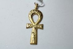 Egyptian Gold, Key Of Life, Egyptian Ankh, Ankh Cross, Egyptian Scarab, Egyptian Jewelry, Paper Jewelry, Yellow Gold Pendants, Jewelry Gift Box