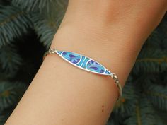 Georgian cloisonne enamel bracelet, geometric ornaments, silver bracelet, adjustable bracelet, artisan jewelry, handmade jewelry for woman Enamel Jewelry As A Gift For Her, Enamel Jewelry As Gift For Her, Enamel Bracelet Jewelry Gift, Elegant Handmade Enamel Bracelets, Unique Enamel Bracelets As Gift, Handmade Enamel Bracelet As Gift, Hand Painted Bangle Jewelry Gift, Hand Painted Enamel Bracelets As Gift, Hand Painted Enamel Bracelets For Gifts