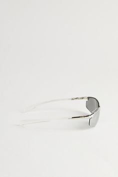 Elevated tech sunglasses in a sleek shield silhouette. Features Nikko metal shield sunglasses Sleek shield sunglasses 100% UV protected lenses Comfy contoured arms Content + Care Mixed metal, plastic Wipe clean Imported | Nikko Metal Shield Sunglasses in Silver, Men's at Urban Outfitters Silver Anti-reflective Sunglasses For Sports, Modern Silver Sunglasses For Sports, Clear Shield Sunglasses With Mirrored Lenses, Rimless Clear Shield Sunglasses With Uva Protection, Clear Shield Sunglasses With Uv Protection, Clear Rimless Shield Sunglasses With Uva Protection, Clear Polycarbonate Shield Sunglasses With Mirrored Lenses, Silver Sports Sunglasses With Uv Protection, Silver Shield Sunglasses With Uv Protection For Outdoor