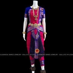 Design by Classical Dance Jewelry® ❥ Traditional Bharatanatyam costume wore during regular dance programs or arrangetram performance. ❥ Material : Art Silk ❥ Type : Traditional pant costume ❥ Easy to wear ❥ layer front fan ❥❥❥❥ 32 inch PANT LENGTH Dress Measurements ( all the measurements approximately 1 -2 margin buffer) Age: 9 - 12 yrs ❥ PANT MEASUREMENTS: ☛ Pant Length: 31-32 inch ☛ Pant Waist: 29-30 inch ☛ Pant Hip: 30-31 ❥ BLOUSE MEASUREMENTS: ☛ Blouse length: 11-12 inch ☛ Blouse Shoulder : Saree Sets For Dance Festivals, Dance Festival Saree Set, Navratri Dance Saree Set, Fitted Dance Set With Pallu, Multicolor Sets For Dance Festivals, Multicolor Dance Sets For Festivals, Multicolor Festival Dance Sets, Festive Multicolor Dance Sets, Traditional Patterned Saree Dance Sets