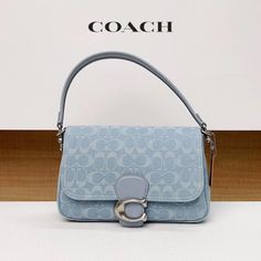 ★Item number: CJ854 ★Material: Signature Denim Smooth Leather ★Specifications: ・Inside zip pocket ・Zip pocket on the outside ・Snap Opening, Lined ★Color: Light Blue ★Size: ・Length 16.5 cm x Width 26 cm x Depth 9 cm ・Removable handle, shoulder to body length 22.5 cm ・Removable strap, length from shoulder to body 54.5 cm (2 way shoulder & diagonal) Packaging is subject to change without notice. Please understand that the contents and taste remain unchanged.  [shipping] economy shipping Arrives in Blue Purse Outfit, Coach Leather Bag, Purse Outfit, Branding Coach, Coach Outlet, Blue Purse, Coach Leather, Fancy Bags, Coach Purses