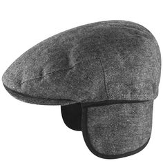 Ainsley Earflap Flat Cap | Country Gentleman | Shop Hats.com Classic Windproof Hat For Outdoor, Winter Outdoor Flat Cap Baseball Cap, Winter Outdoor Flat Cap, Windproof Hats With Ear Flaps For Fall, Classic Winter Hat With Visor, Classic Winter Visor Hat, Wool Hats With Ear Flaps For Outdoor, Adjustable Ear Flap Hat For Fall, Adjustable Fall Hat With Ear Flaps