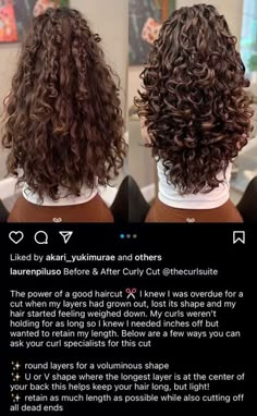 Curly Haircuts Layers Natural Curls, V Haircut For Long Hair Curly, Butterfly Haircut Long Hair Curly, Layered Haircuts For Long Curly Hair, V Shape Curly Haircut, Long Wavy Haircut Ideas, Long Curly Hair With Layers And Bangs, Long Hair With Layers Curly, Silhouette Layers Curly Hair