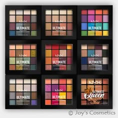 * 1 BRAND NEW NYX ULTIMATE SHADOW PALETTE EYE - USP "PICK YOUR 1 COLOR" * *USP - 01, 02, 03, 04, 09, 10, 12, 13, 14 (16x Poids Net Wt. 0.02 oz / 0.83 g) We named this collection the Ultimate Shadow Palette because that’s exactly what it is--a pro-level palette packed with 16 high-performance eyeshadows in a rainbow of tone-inspired shades. Available in four striking color combinations--Neutral-Cool, Neutral-Warm, Bright and Smokey/Highlight--each set features a vivid mix of velvety-rich textures Nyx Palette, Nyx Eyeshadow Palette, Nyx Eyeshadow, Best Eyeshadow Palette, Palette Eyeshadow, Face Products, Teeth Care, Eyeshadow Palettes