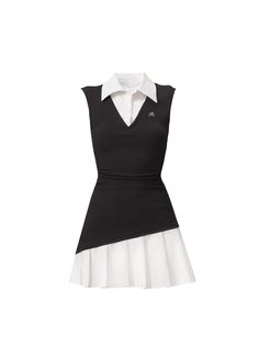 ❤Faux two-piece pleated shirt vest dress❤︎
⚠Please allow 12 days for this item to be shipped. 2 Peice Dress, Dress Shirt With Vest, Kpop Dress, Estilo Emo, Faux Vest, Pleated Shirt, Shirt Vest, Slim Dress, Mode Inspo