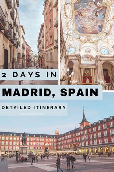 two days in madrid, spain with detailed itinerary