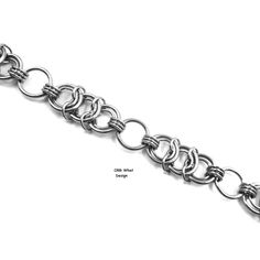 Handmade Steel Vertebrae Chain Link Chainmail Bracelet Timeless Chain Mail Weaves Handcrafted Using Stainless Steel Rings, Linking One Ring At A Time To Form An Intricate Multi Link Chain Design. The Rings Are A Light Weight Stainless Steel In An Open Design, The Weave Is About 1/2" Wide. I Like To Layer My Bracelets So I'm Using Lighter Weight Rings. I Use Highly Polished Stainless Steel, Saw Cut Rings In Steel Color. Includes A Stainless Steel Lobster Clasp Closure, Each Length Will Contain Mo Chain Mail Bracelet, Chainmail Ring, Usa Bracelet, Black Diamond Chain, Chain Art, Cut Rings, Jump Ring Jewelry, Souvenir Jewelry, Steampunk Heart