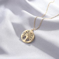 S I Z E ∙ AND ∙ M A T E R I A L S ■ Pendant Size: 1.1 Inch x 1.1 Inch / 28mm x 28mm ■ Chain Length: 18″ + 2″ Extension M A T E R I A L ■ This family tree of life necklace made of high quality 316L surgical Stainless Steel ■ Designed to never fade, rust, tarnish, corrode, or stain ■ Hypoallergenic, nickel-free casted material ■ Will not turn skin green O T H E R ∙ I N F O R M A T I O N ■ All items are nicely packaged ready to gift in elegant jewelry boxes and bag. ■ All our jewelry is handcrafted Handmade Gift For Mom, Grandma Bracelet, Gold Tree Of Life, Grandmas Jewelry, Tree Of Life Jewelry, Gold Tree, Family Necklace, Tree Of Life Necklace, Grandmother Gifts