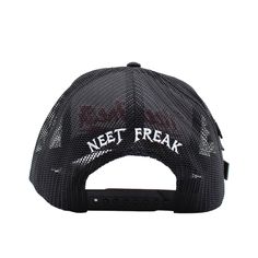 Premium 5 Panel Mid Profile Mesh Trucker Hat. Black Trucker hat for men, embroidered with 2 branded Enamel Pins. Black Hip Hop Trucker Hat With Embroidered Logo, Streetwear Trucker Hat With Short Brim And Embroidered Logo, Streetwear Trucker Hat With Embroidered Logo And Short Brim, Black Hat With Embroidered Logo And Short Brim, Black Hat With Embroidered Logo And Curved Brim, Black Short Brim Hat With Embroidered Logo, Black Baseball Cap With Embroidered Logo And Short Brim, Black Hip Hop Trucker Hat With Short Brim, Black Snapback Hat With Letter Print And Short Brim