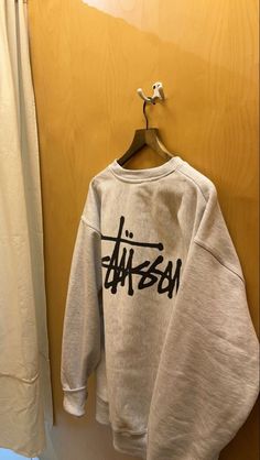 Stussy basic tee  SPORT GREY Easy 30 day return policy Stussy Jumper, Stussy Crewneck, Aesthetic Hoodies, Basic Sweatshirt, Young T, Selling Clothes, Style Streetwear, Star Shirt, Basic Tee