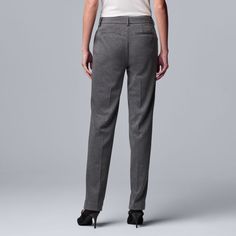 Upgrade your professional wardrobe with these women's high-rise straight pants by Simply Vera Vera Wang.Click on this WOMEN'S GUIDE to find the perfect fit and more! Upgrade your professional wardrobe with these women's high-rise straight pants by Simply Vera Vera Wang.Click on this WOMEN'S GUIDE to find the perfect fit and more! 4 pockets Front zipper closure LinedFIT & SIZING 31-in. inseam length High-rise waistband Slim fitFABRIC & CARE Polyester, rayon, spandex Lining: Polyester Machine wash Vera Wang Collection, Slim Straight Pants, Petite Size Chart, Professional Wardrobe, Simply Vera Wang, Simply Vera, Womens Size Chart, Straight Pants, Petite Size