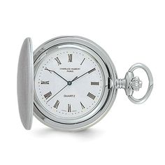 Charles Hubert Satin Chrome-finish Off White Dial Pocket Watch is one of the best selling items for Adults and Teens and will look beautiful with any outfit. BEAUTIFUL GIFT PACKAGING: Each Item is carefully hand-wrapped in a beautiful gift box making it ideal gift for Family (Spouse; Mom; Mother; Dad; Father; Sister; Daughter; Son; Grandma; etc.) and Friends for any occasion; Anniversary; Weddings; Birthdays; Valentines Day; Mothers day; Fathers day and everyday! CUTTING EDGE TECHNOLOGY: We utilize cutting-edge technology paired with timeless experience and traditional hand-finishing techniques to create the finest Jewelry! PREMIUM QUALITY PRODUCTS: At SkyJewelers we obsess over Quality and Craftsmanship! We have been a trusted jeweler in the industry for over a decade with thousands of sa Chain Watch, Watch Luxury, Pocket Watch Chain, Bow Jewelry, Valentines Gifts For Him, Luxury Timepieces, Watch Lover, Jewelry Companies, Watch Movement