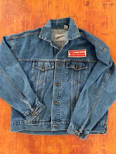 Vintage 60s 70s Winston Rodeo Denim Jacket Size XL. Extra Large See measurements Awesome Worn Patina Quality Made heavy denim. Rare survivor Fast shipping. We ship same or next day with USPS priority mail We are a small family business and we appreciate your purchase, Godspeed ! Retro Long Sleeve Denim Outerwear, Vintage Denim Outerwear In Medium Wash, Retro Dark Wash Denim Outerwear, Retro Medium Wash Denim Outerwear, Retro Medium Wash Long Sleeve Denim Jacket, Retro Denim Blue Jacket For Winter, Retro Long Sleeve Denim Jacket, Retro Denim Blue Denim Jacket With Pockets, Retro Medium Wash Outerwear With Pockets