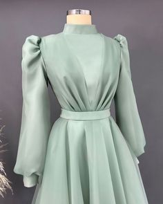 Fitted Green Dress For Eid, Green Long Sleeve Dress For Eid, Fitted Light Blue Dress For Eid, Elegant Long Sleeve Turquoise Dress, Elegant Turquoise Long Sleeve Dress, Long Sleeve Turquoise Dresses For Wedding, Elegant Light Blue Dress For Eid, Turquoise Dress For Wedding And Eid, Turquoise Wedding Dress For Eid