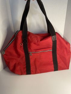 Vintage 90’s New York & Company Style Authority 1996 Red Duffle Gym Bag Luggage | eBay Red Large Capacity Duffle Bag, Red Duffle Bag With Large Capacity For Everyday Use, Large Capacity Red Duffle Bag, Red Large Capacity Duffle Bag For Everyday Use, Red Tote Duffle Bag For Everyday Use, Red Duffle Bag Tote For Everyday Use, Retro Red Travel Bags, Red School Bag With Luggage Sleeve, Red Tote Duffle Bag For Travel