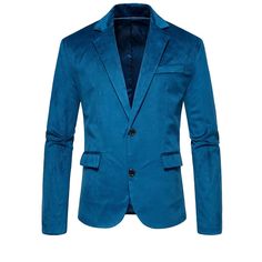 The solid color blazer is simple, modern yet stylish. A faux suede blazer pairs well with a solid shirt, sweater, dress pants, or jeans for a casual, everyday look. The faux suede blazer is perfect for dates, parties, weddings, proms, office work, meetings, and more. Can also be given as a gift to family or friends. Suede Suit, Prom Tuxedo, Work Meetings, Floral Print Blazer, Suede Blazer, Velvet Suit, Prom Suits, Suit Shirts, Shirt Sweater