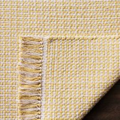 4' x 6' Fringe Rugs, Complimentary Color Scheme, Casual Decor, Yellow Area Rug, Woven Area Rug, Rug Ivory, Construction Crafts, Square Area Rugs, Yellow Area Rugs