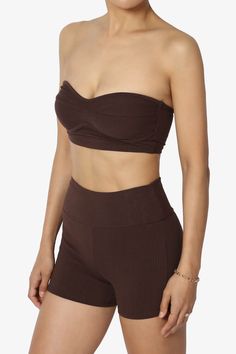 Stay stylish and comfortable with this Women's Ribbed Bandeau Top and High-Waisted Shorts Set.Perfect for summer beachwear or casual lounging, the stretchy, ribbed fabric ensures a snug fit.Ideal for warm-weather outings, vacations, or poolside days.Sweetheart Neckline Crop Top: Flattering, ribbed knit for a stylish summer look.Biker Short Leggings: High-waisted, tight ribbed fabric for anti-cellulite and a sleek fit.Tight Ribbed Knit Material: Soft, stretchy, and perfect for casual outings or w Casual Stretch Tube Top For Beach Season, Ribbed Stretch Biker Shorts For Summer, Stretch Seamless Tube Top For Beachwear, Seamless Stretch Tube Top For Beach Season, Seamless Stretch Summer Tube Top, Summer Seamless Stretch Tube Top, Trendy Ribbed Tube Top For Summer, Solid Ribbed Summer Shorts, Solid Ribbed Shorts For Summer