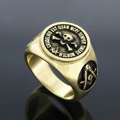 "❥ All of our cargoes are sent by express shipment. Cargoes can be delivered to Europe within 1-2 days after product preparation, to USA and Canada within 2-4 days, to Australia, Asian- Othe American countries and other regions within 3-5 days. Masonic Ring, Silver Masonic Ring, Silver Lodge Ring, Sterling Silver Masonry Ring ☞ ☞ ☞ ITEM DESCRIPTION ☜ ☜ ☜ * Material : 925 Sterling Silver (stamped) * Weight : Around 15 GR * Ring Face Size : 16x16 MM * Color & Plating Options : Silver (polished Symbolic Skull Ring For Anniversary, Vintage Gold Engraved Skull Ring, Gift Engraved Stainless Steel Skull Ring, Symbolic Stainless Steel Skull Ring As Gift, Gift Skull Ring In Stainless Steel, Gift Stainless Steel Skull Ring, Symbolic Engraved Skull Ring Gift, Symbolic Engraved Skull Ring For Gift, Classic Skull Ring Gift