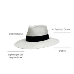 The White Panama Fedora Hat - Medellin for Men is iconic, made to endure the summer heat. Your Genuine Ecuador White Panama Fedora Hat - Medellin offers comfort, class, and the cooling effects of toquilla straw. White Fedora Hat, Straw Cowgirl Hat, White Cowboy Hat, Brown Cowboy Hat, Hats For Big Heads, Leather Cowboy Hats, American Hat Makers, Black Cowboy Hat, Outback Hat