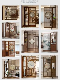 an assortment of different types of clocks in various styles and sizes, including one for the front door