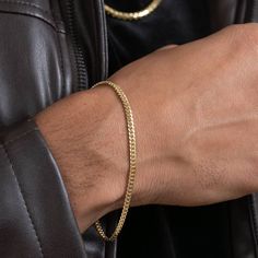 Elevate your style with the 3mm - 6mm Solid Gold Cuban Link Bracelet, a bold yet sophisticated accessory designed for men who appreciate timeless elegance. Crafted from genuine 10K, 14K, or 18K gold, this Cuban link bracelet offers a durable and lustrous finish that stands the test of time, making it the perfect addition to any luxury jewelry collection. Whether you're wearing it alone or stacking it with other pieces, this bracelet delivers a striking combination of strength and style. Crafted 7mm Cuban Link Bracelet, Classic Cuban Link Bracelet As Gift, Gold Cuban Link Bracelet, Luxury Jewelry Collection, Cuban Link Bracelet, Miami Cuban Link, Box Clasp, Everyday Accessories, Cuban Link Chain