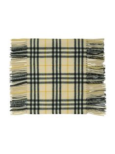 Find BURBERRY Checkered Happy Scarf on Editorialist. citron pale yellow/multicolour cashmere brushed effect check pattern self-tie fastening frayed edge We've partnered with Good On You — an independent agency that rates how brands perform in relation to their impact on the planet, people and animals, with a multi-criteria rating simplified to a five points scale. In order to be awarded our conscious label, larger brands need to score a minimum of four out of five ('Good'), while smaller brands must score at least three out of five ('It's A Start'). This item comes from a brand rated three out of five ('It's A Start') by Good on You at the time it was added on FARFETCH. Please note, this is a brand-level rating and does not guarantee that this product is made with conscious materials. Lear Checkered Scarf, Burberry Scarf, Reversible Scarf, Cashmere Fabric, Versace Handbags, Jean Shirt Dress, Cashmere Scarf, Check Pattern, Designing Women